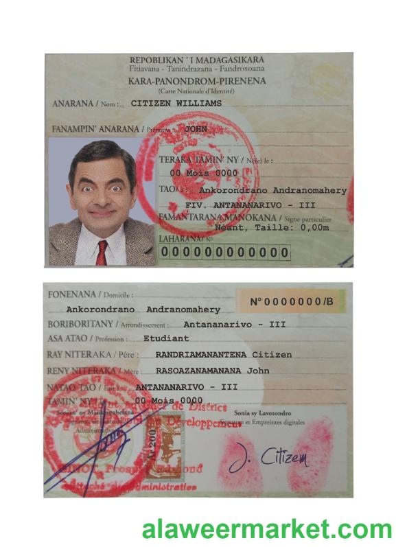 Madagascar ID card